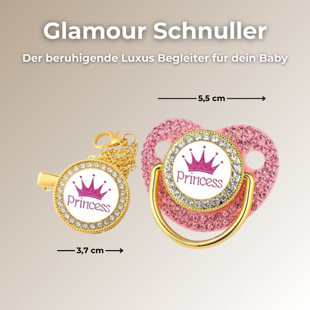 Glamour Schnuller – Stilvoll beruhigen, mit Glanz und Glamour