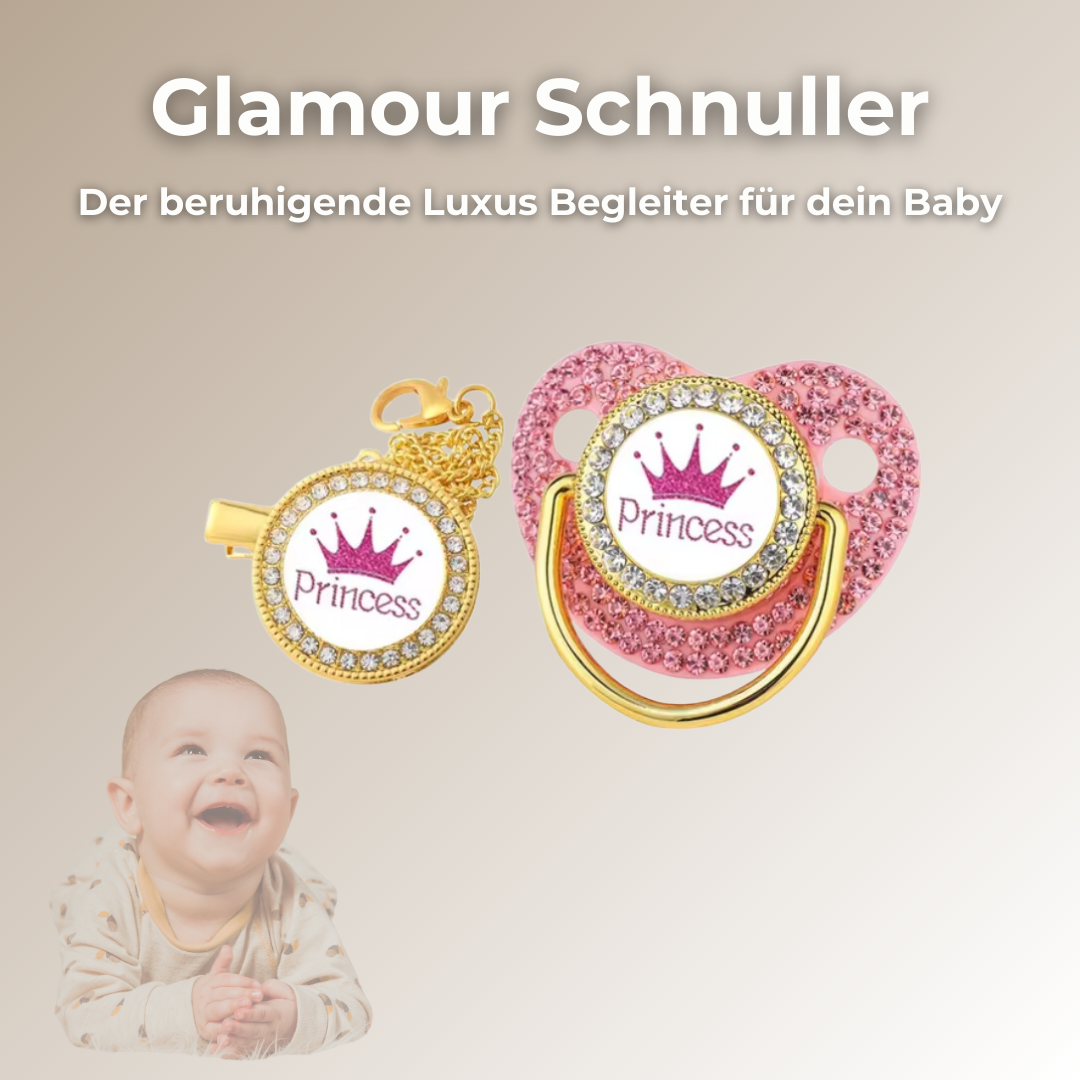 Glamour Schnuller – Stilvoll beruhigen, mit Glanz und Glamour