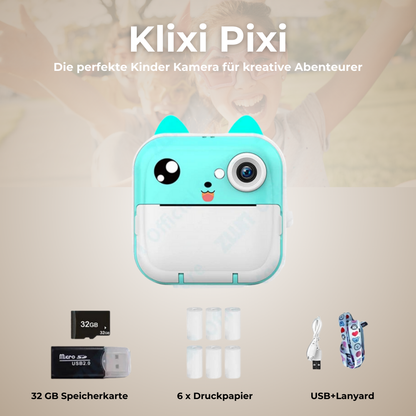 Klixi Pixi - Kids Thermo Kamera mit sofort Druck