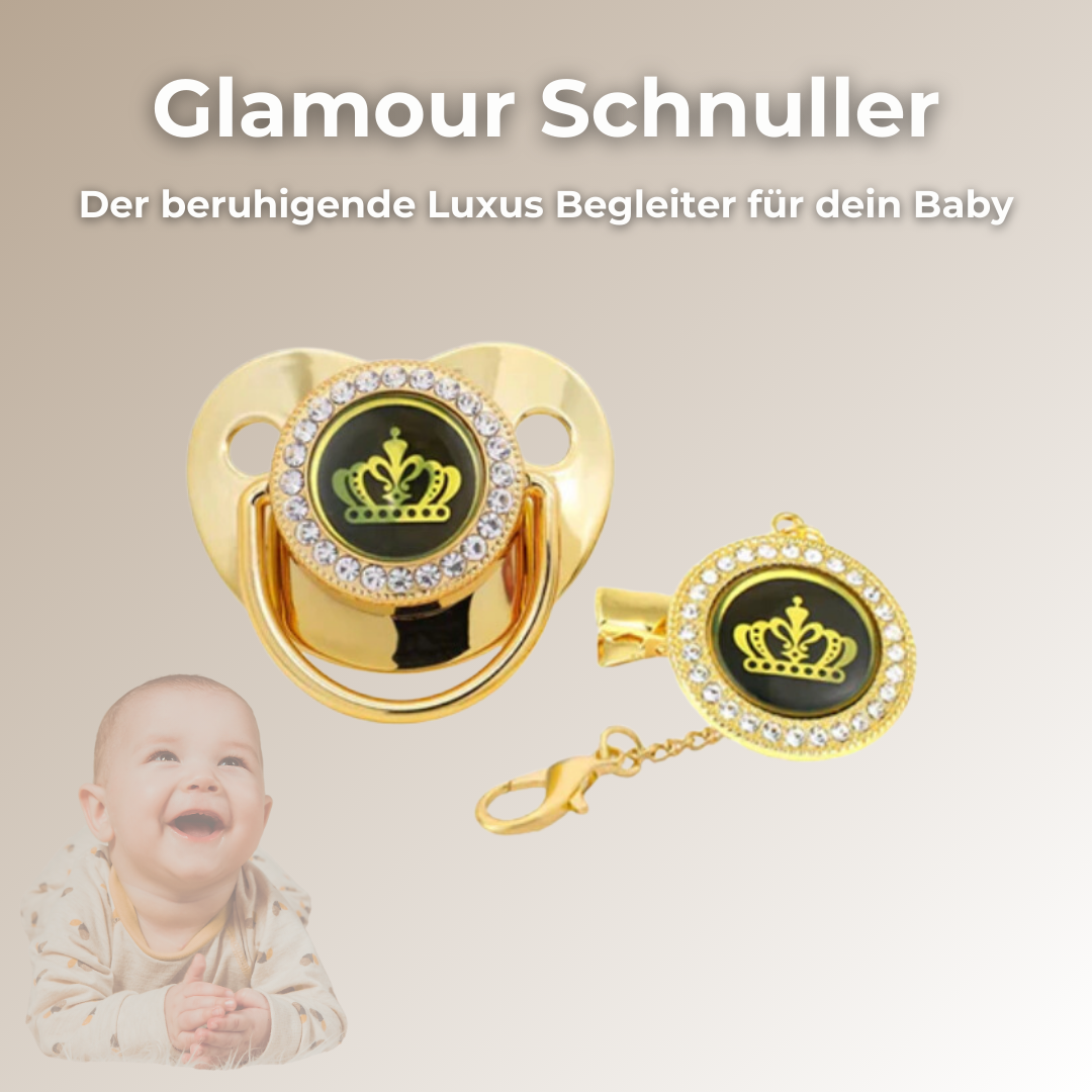 Glamour Schnuller – Stilvoll beruhigen, mit Glanz und Glamour