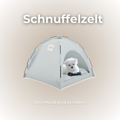 Schnuffelzelt - Kühlendes Bett Zelt für Deinen Vierbeiner - Hund, Katze, Hase