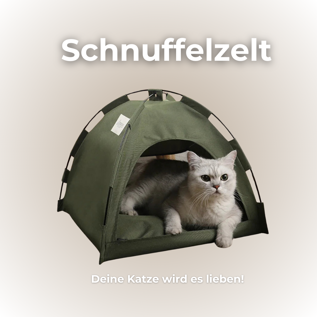 Schnuffelzelt - Kühlendes Bett Zelt für Deinen Vierbeiner - Hund, Katze, Hase